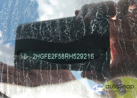 2024 Honda Civic Sport z USA, uszkodzony, nr VIN 2HGFE2F58RH529216